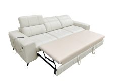 Cudowna sofa rozkładana do spania z gniazdem USB DOLCE 2