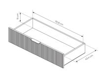 Duża szafa z zaokrąglonymi rogami 213 cm MOCCA 6