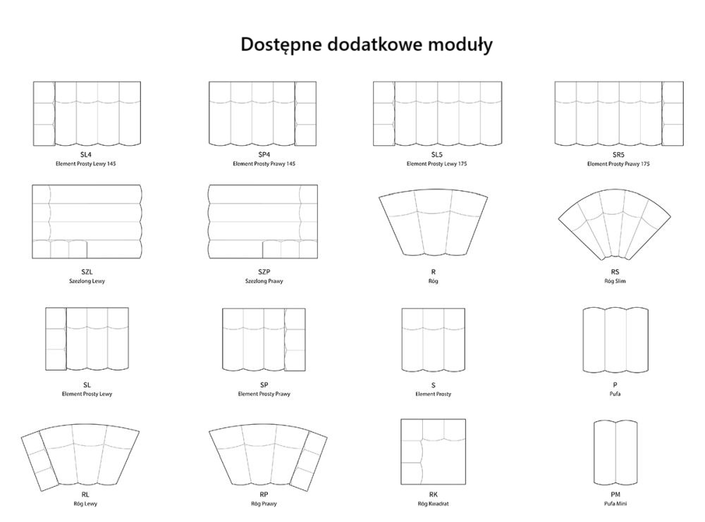 Sofa zaokrąglona AULA 6 3