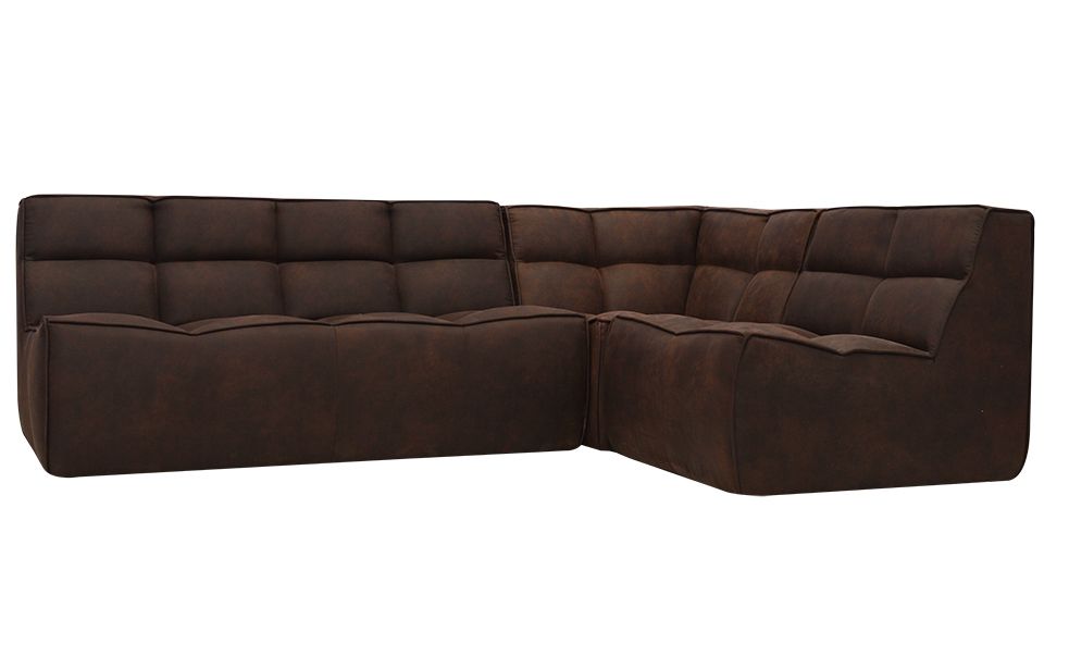 Wygodny narożnik salonowy z przeszyciami ZURICH 1