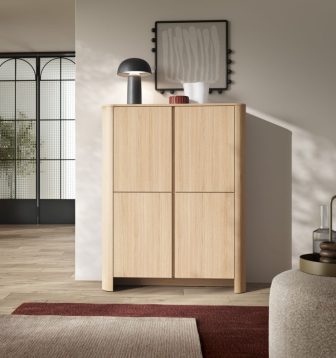 Dąb vicenza obła komoda 103 cm