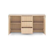 Dąb vicenza obła komoda szafki i szuflady 168 cm BALO 3