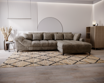 Narożnik z bardzo dużą powierzchnią spania