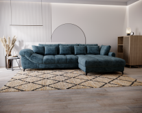 Narożnik z ogromną powierzchnią spania