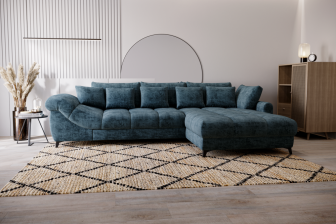 Narożnik z ogromną powierzchnią spania