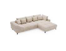 Duży narożnik salonowy z ogromną powierzchnią spania SENEO 3