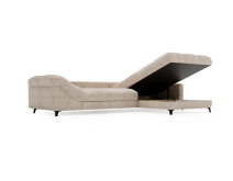 Duży narożnik salonowy z ogromną powierzchnią spania SENEO 7