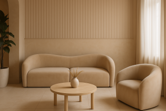 Wypoczynkowy fotel i sofa do salonu