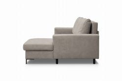 Minimalistyczna kanapa narożna rozkładana do spania ARSEN 3