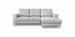 Minimalistyczna kanapa narożna rozkładana do spania ARSEN 1