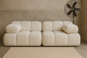 Modułowa sofa do siedzenia beżowa