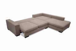 Nowoczesna sofa rogowa do salonu i spania GANDI 4