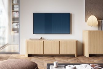 Obła szafka RTV dąb vicenza 168 cm BALO