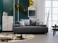 Sprężynowa sofa bez boków do codziennego spania