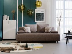 Wygodna sofa do spania na sprężynach