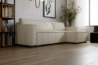 Tani narożnik do salonu z funkcją spania