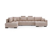 Wypoczynek w kształcie litery U z funkcją spania MANCHESTER 1