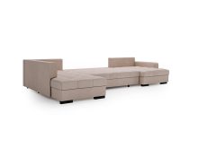 Wypoczynek w kształcie litery U z funkcją spania MANCHESTER 6