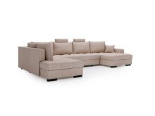 Wypoczynek w kształcie litery U z funkcją spania MANCHESTER 2