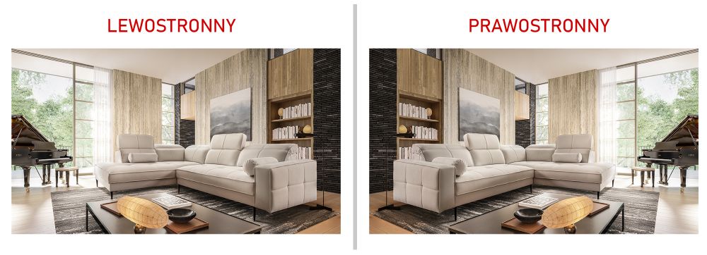 Fantastyczny narożnik do salonu bez funkcji spania BARTONE 10