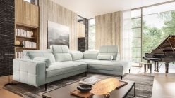 Nowoczesny i ładny narożnik do salonu