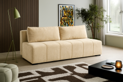 Kwadratowa kanapa na piance PUR z funkcją spania ZOJA 2