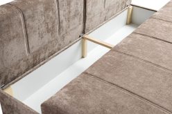 Kwadratowa kanapa na piance PUR z funkcją spania ZOJA 4