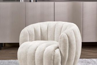 Przepiękny fotel designerski okrągły