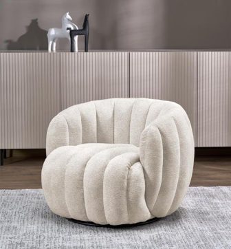 Przepiękny fotel designerski okrągły