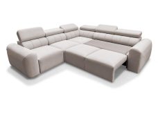 Narożnik z elektrycznym podnóżkiem z funkcją spania AMADEUSZ 3 MIX 3