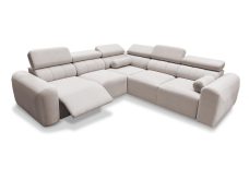 Narożnik z elektrycznym podnóżkiem z funkcją spania AMADEUSZ 3 MIX 1