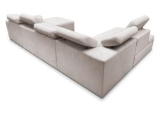 Narożnik U z dwoma pojemnikami funkcją spania AMADEUSZ 6 5