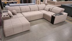 Narożnik z funkcją spania MIRACLE 3 system PUMA, barek, USB 12