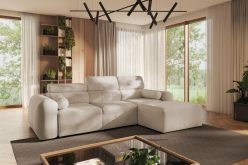 Modny i piękny narożnik z funkcją spania codziennego