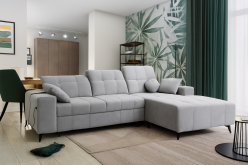WYgodny narożnik do salonu z funkcją spania