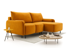 Miodowy narożnik z okrągłym siedziskiem