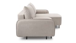 Niewielki narożnik z okrągłym siedziskiem z funkcją spania TEMPO 6