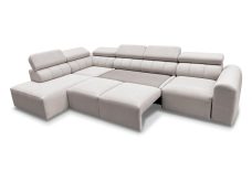 Sofa rogowa elektryczna z długim siedziskiem z fukncją spania AMADEUSZ 11 MIX 6