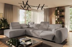 Narożnik elektryczny z długim siedziskiem z fukncją spania