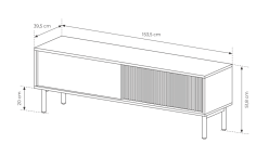 Szafka RTV 153 cm dekor dąb cremona TATJANA 3