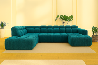 Monstrualna sofa U kształtna klasy premium