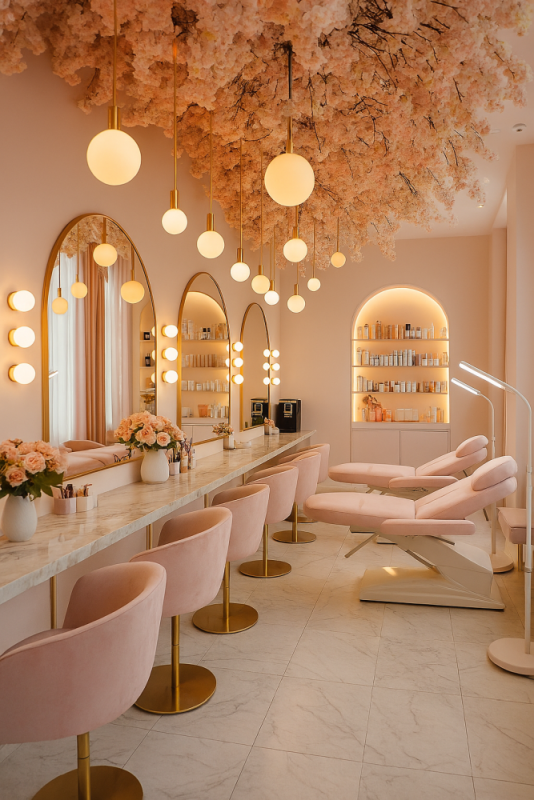 Wiralowy salon kosmetyczny