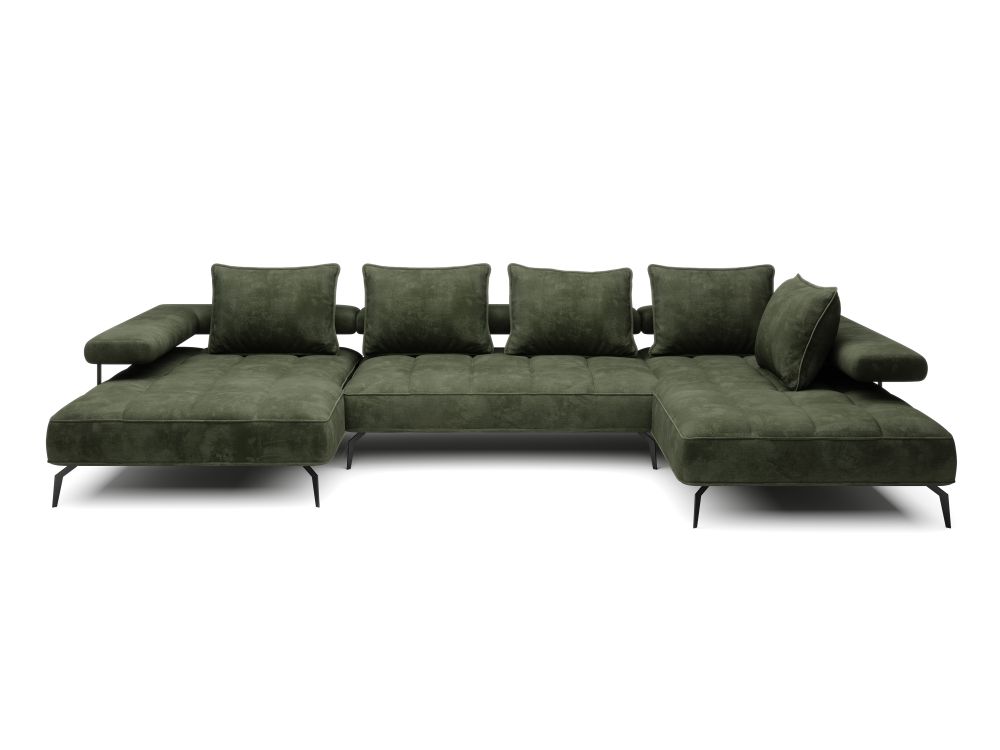 Awangardowa kanapa narożna U elektryczna MAVERICK 3 5