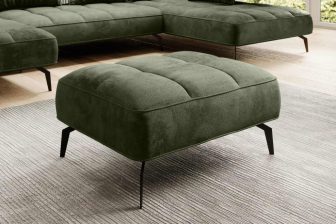 Awangardowa pufa do sofy narożnej