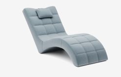 Ekskluzywny szezlong z przeszyciami LARENS 3