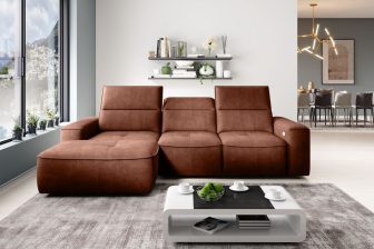 Elektryczny narożnik z funkcją spania