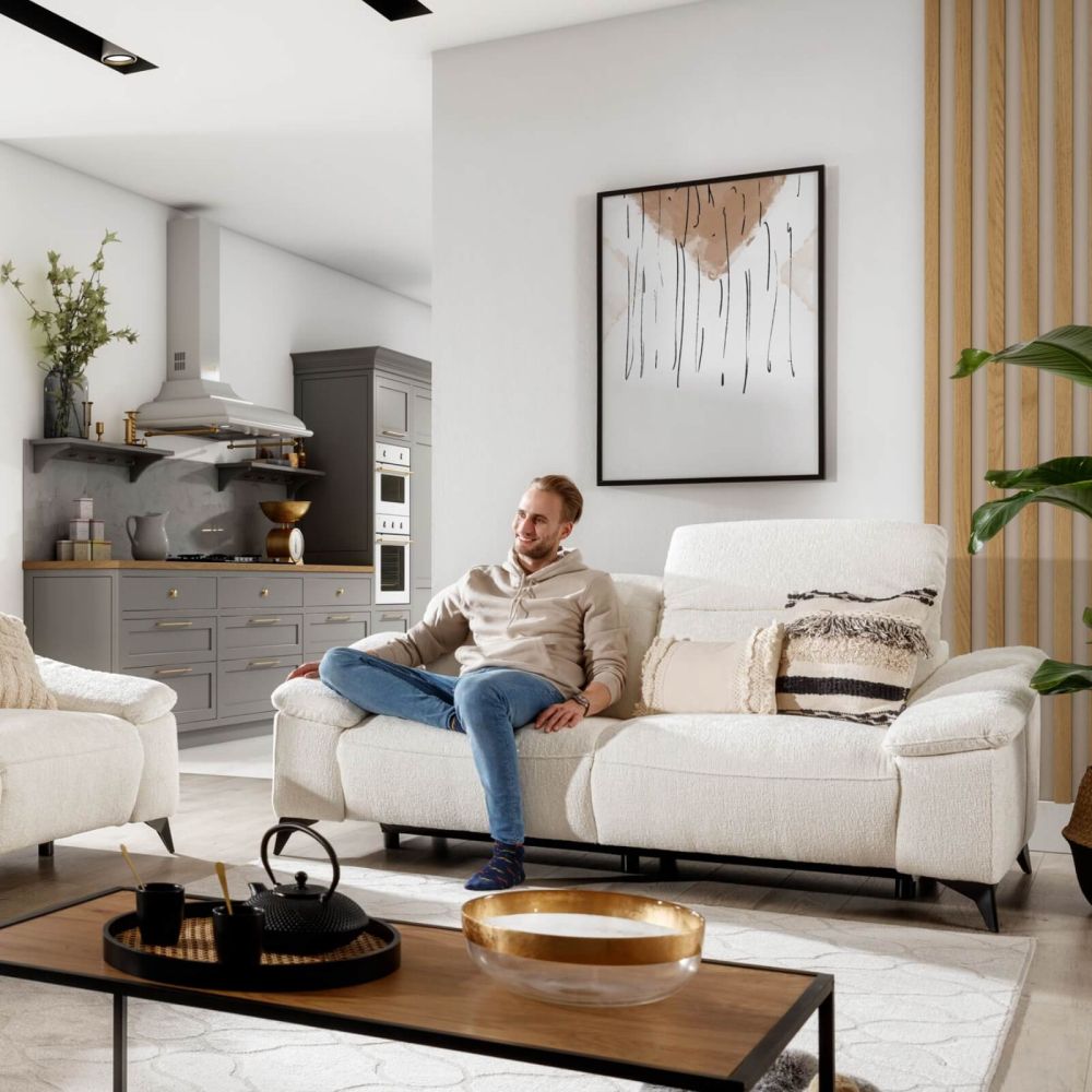 Kanapa z elektryczną funkcją relaks