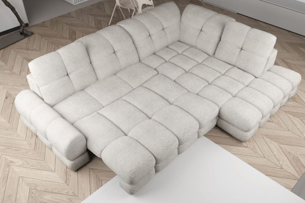 Kanapa narożna rozsuwana elektrycznie ze schowkiem PRESTIGE 2 1