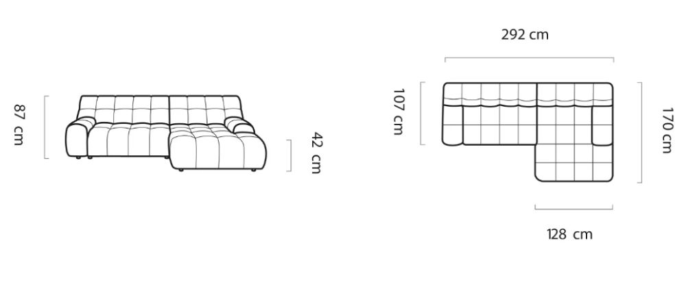 Narożnik elektrycznie rozkładany BOSSA 1 5