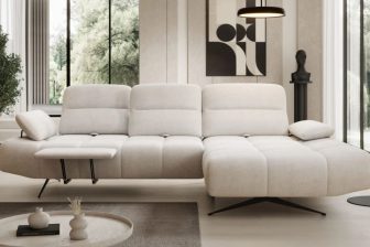 Narożnik z funkcją relax i z regulacją głębokości siedzisk